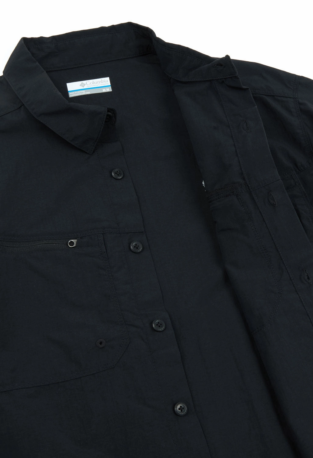 Minimalist Style Columbia Men's Mountaindale Short Sleeve Shirt - Black