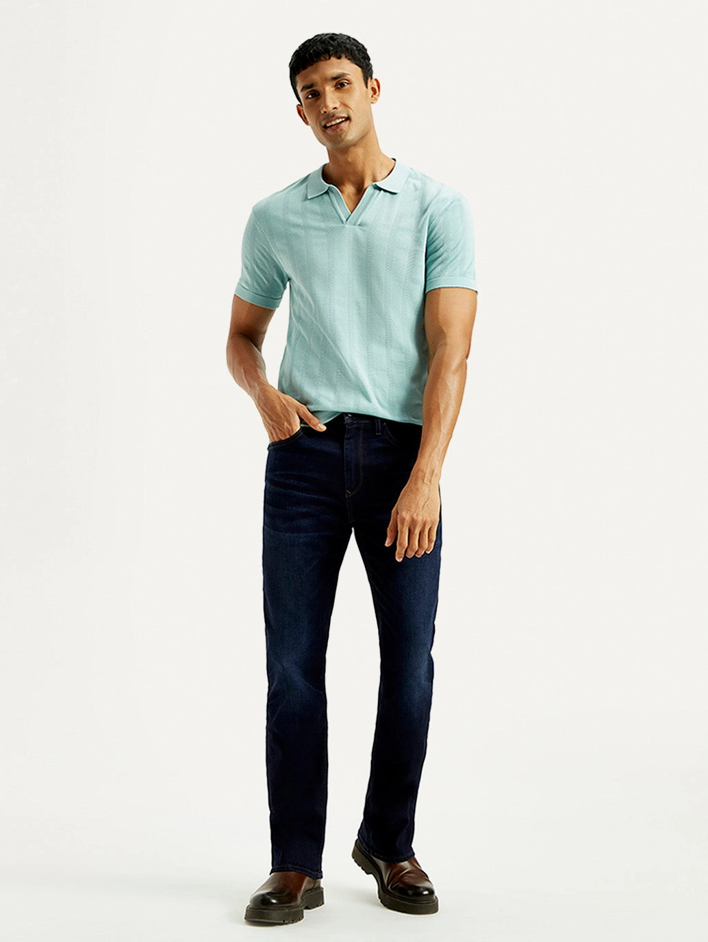 Fit For Every Day Men's Redloop 527 Med Indigo Bootcut Fit Mid Rise Jeans
