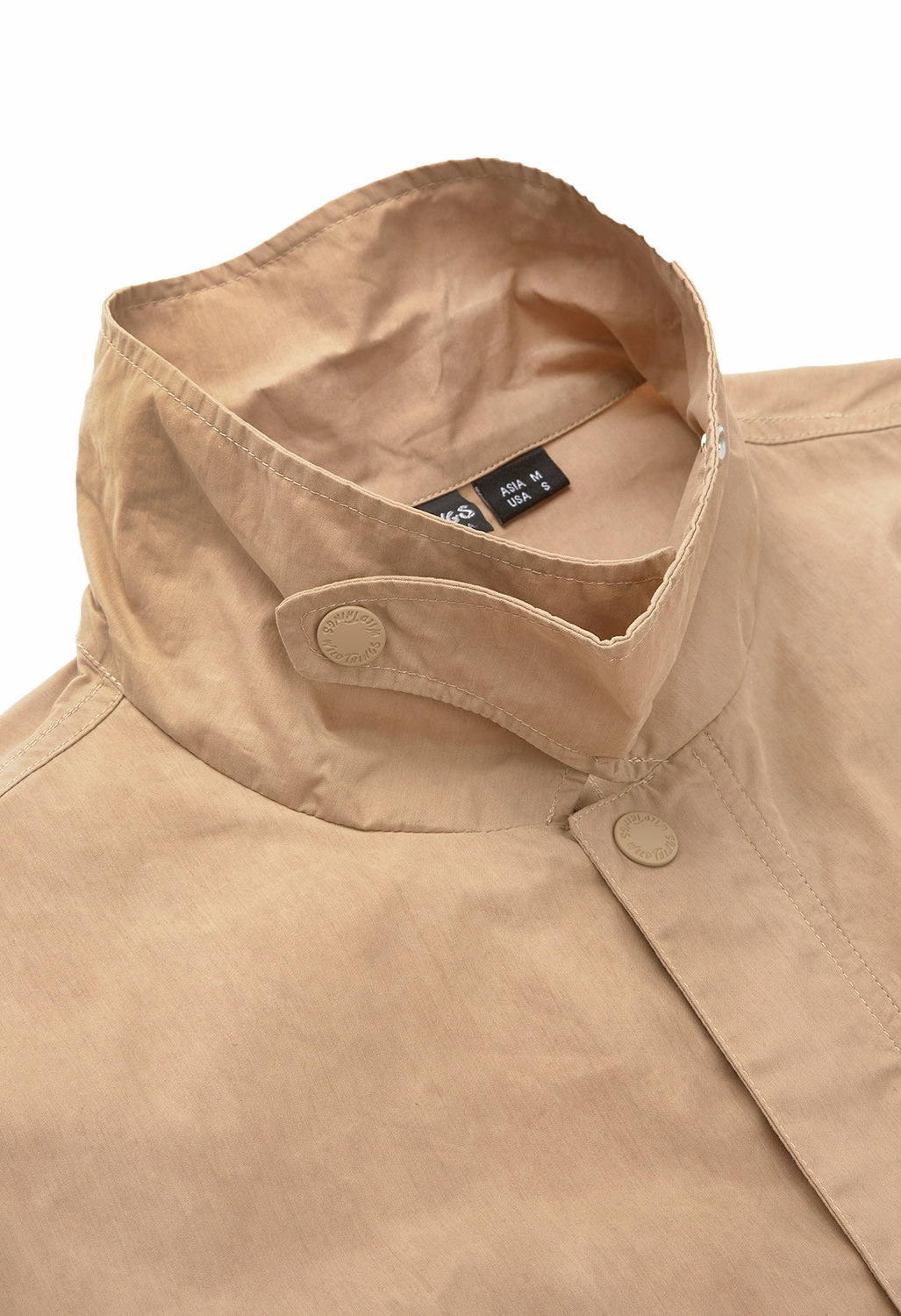 Comfy Fit Adjustable Hem Wild Things Men's WT Coach Jacket - Ice White
