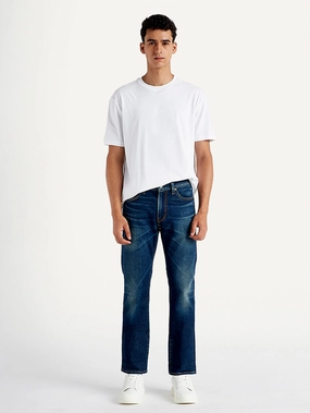 Cool Weather Brunch Outfit Classic Wear Luxury Men's 511 Blue Slim Fit Mid Rise Jeans