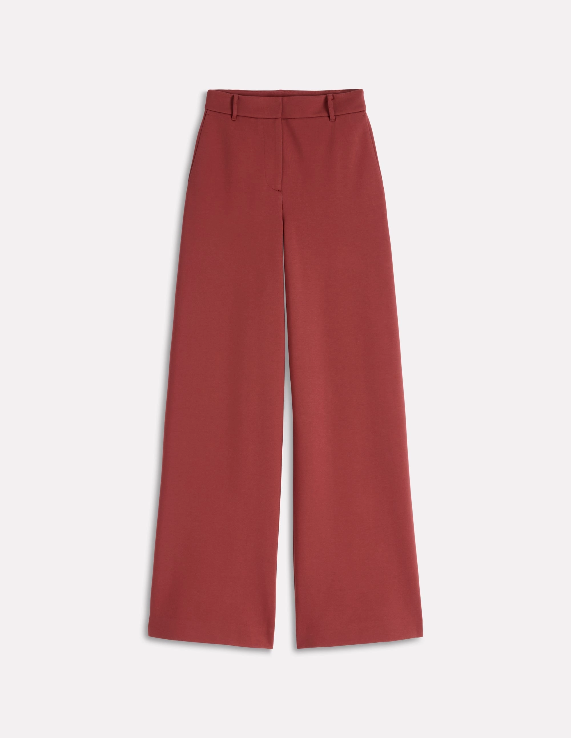 Body Contour Belgravia Ponte Trousers-Chestnut