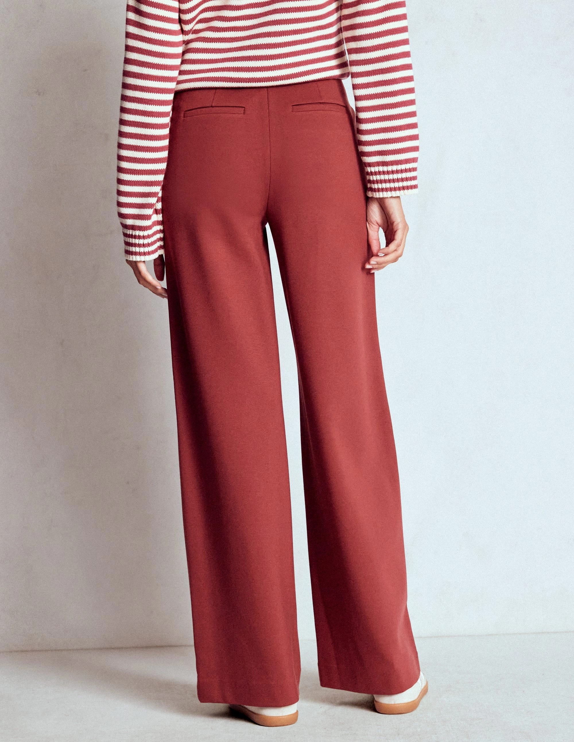Belgravia Ponte Trousers-Chestnut BreathableLining