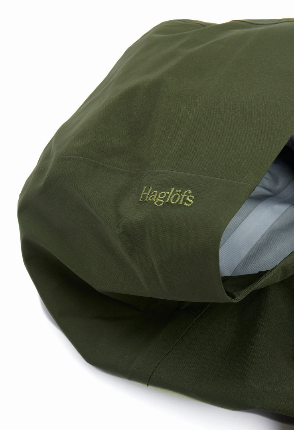 Haglofs Men's Front Proof II Jacket - Seaweed Green All Season Fit Fleece Lined Interior
