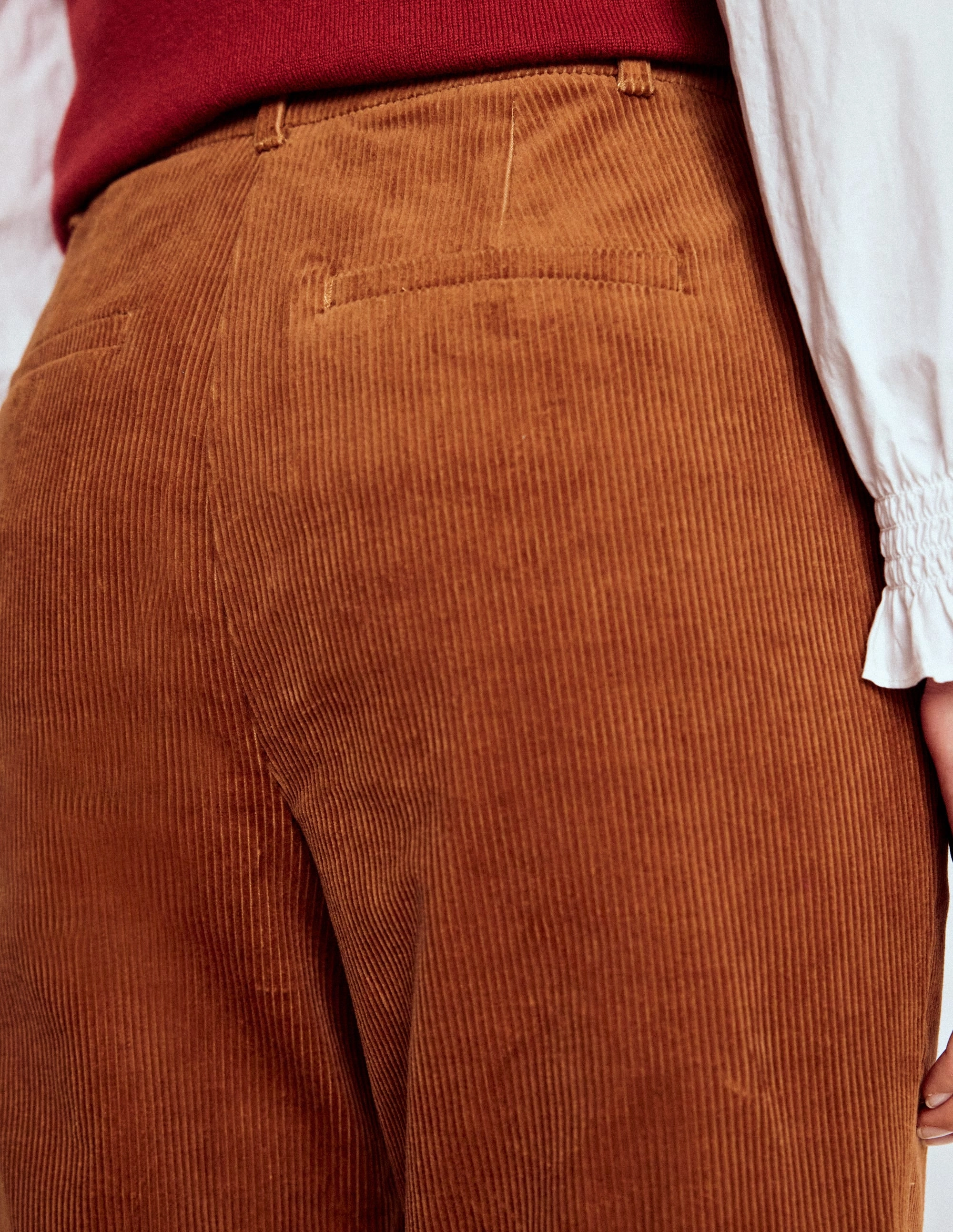 Water Resistant Outdoor Lifestyle Canonbury Cord Trousers-Ginger