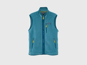 Men's Retro Pile Fleece Vest (251 / M / BLUE) Ergonomic Fit