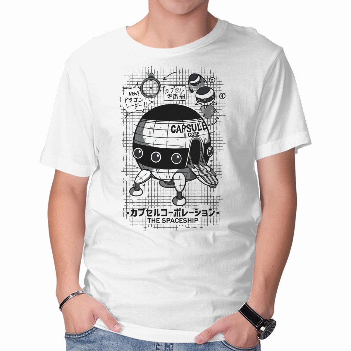 Capsule Spaceship Layered Sleeve
