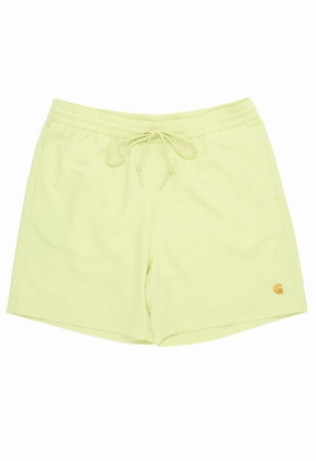 Carhartt WIP Chase Swim Trunks - Arctic Lime / Gold Tactical Attachment Loops