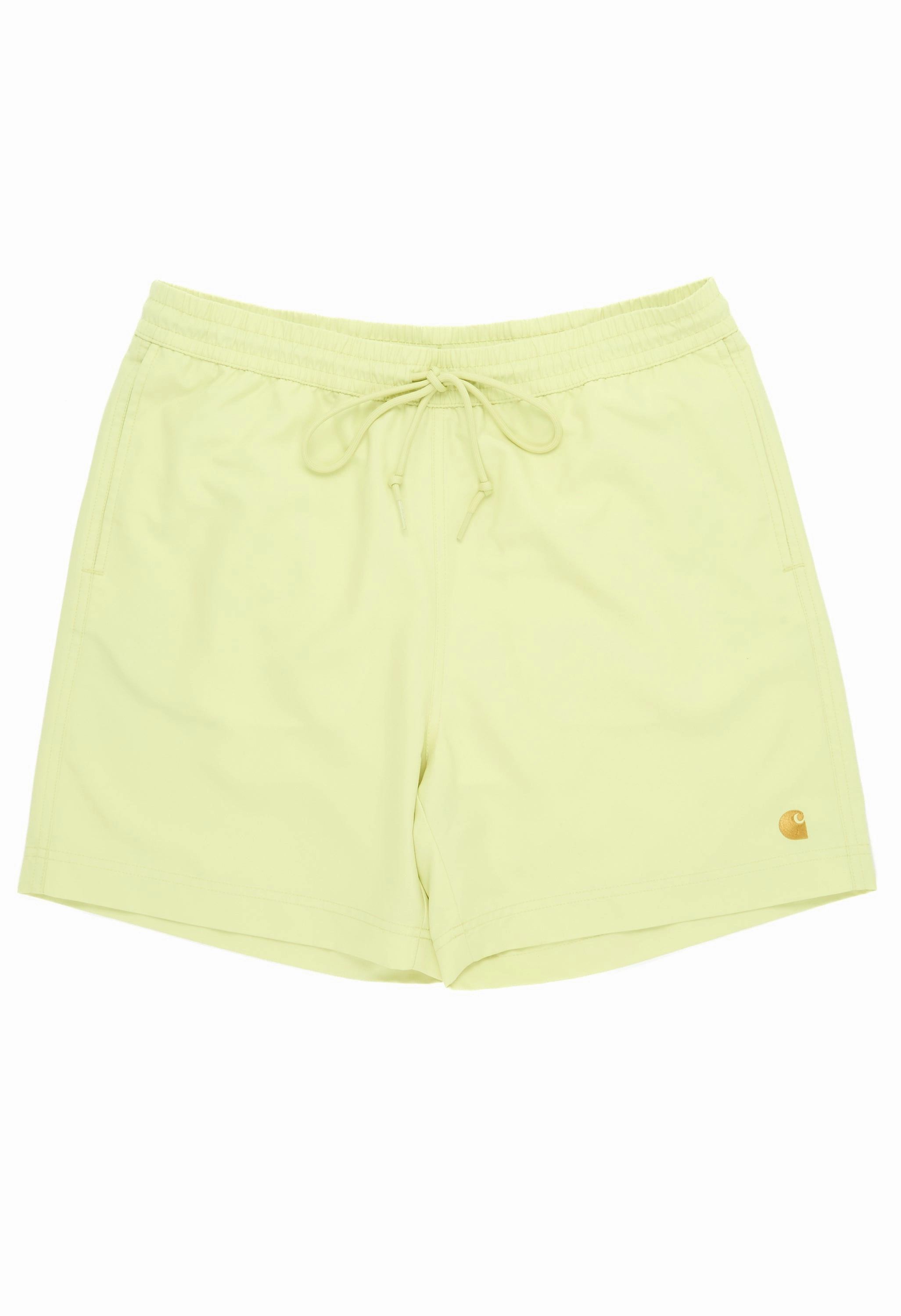 Carhartt WIP Chase Swim Trunks - Arctic Lime / Gold Tactical Attachment Loops