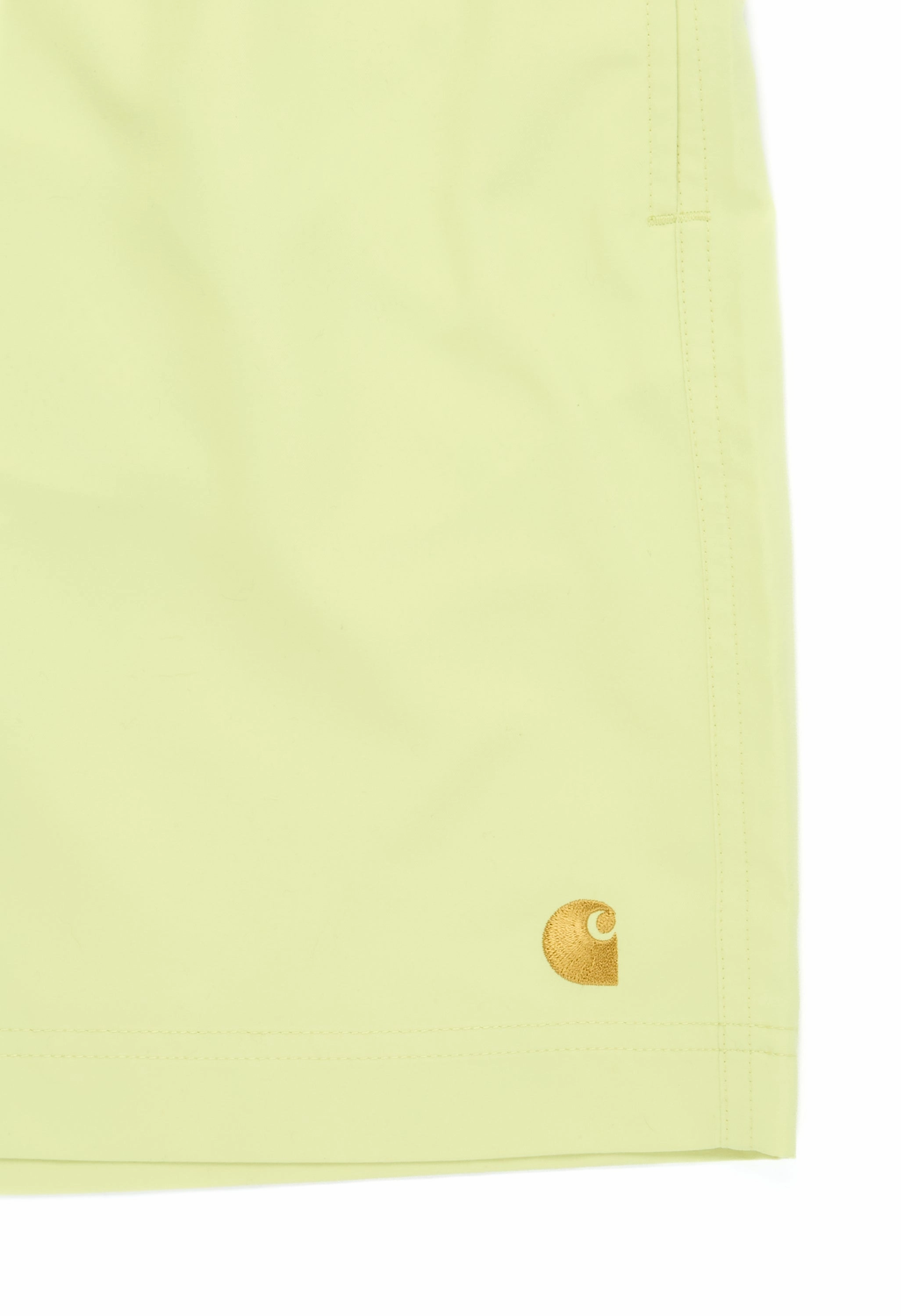 Carhartt WIP Chase Swim Trunks - Arctic Lime / Gold Mood Match Outdoor Fit