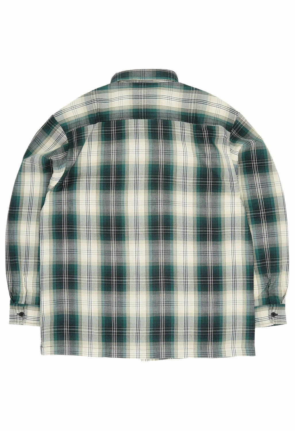Matte Finish stain resistant coating Carhartt Wip Long Sleeved Blanton Shirt - Blanton Check / Malachite