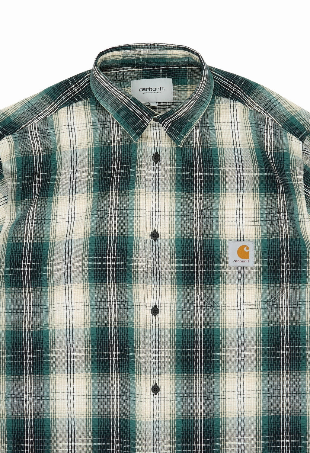 Carhartt Wip Long Sleeved Blanton Shirt - Blanton Check / Malachite Bold Prints Cocktail Party