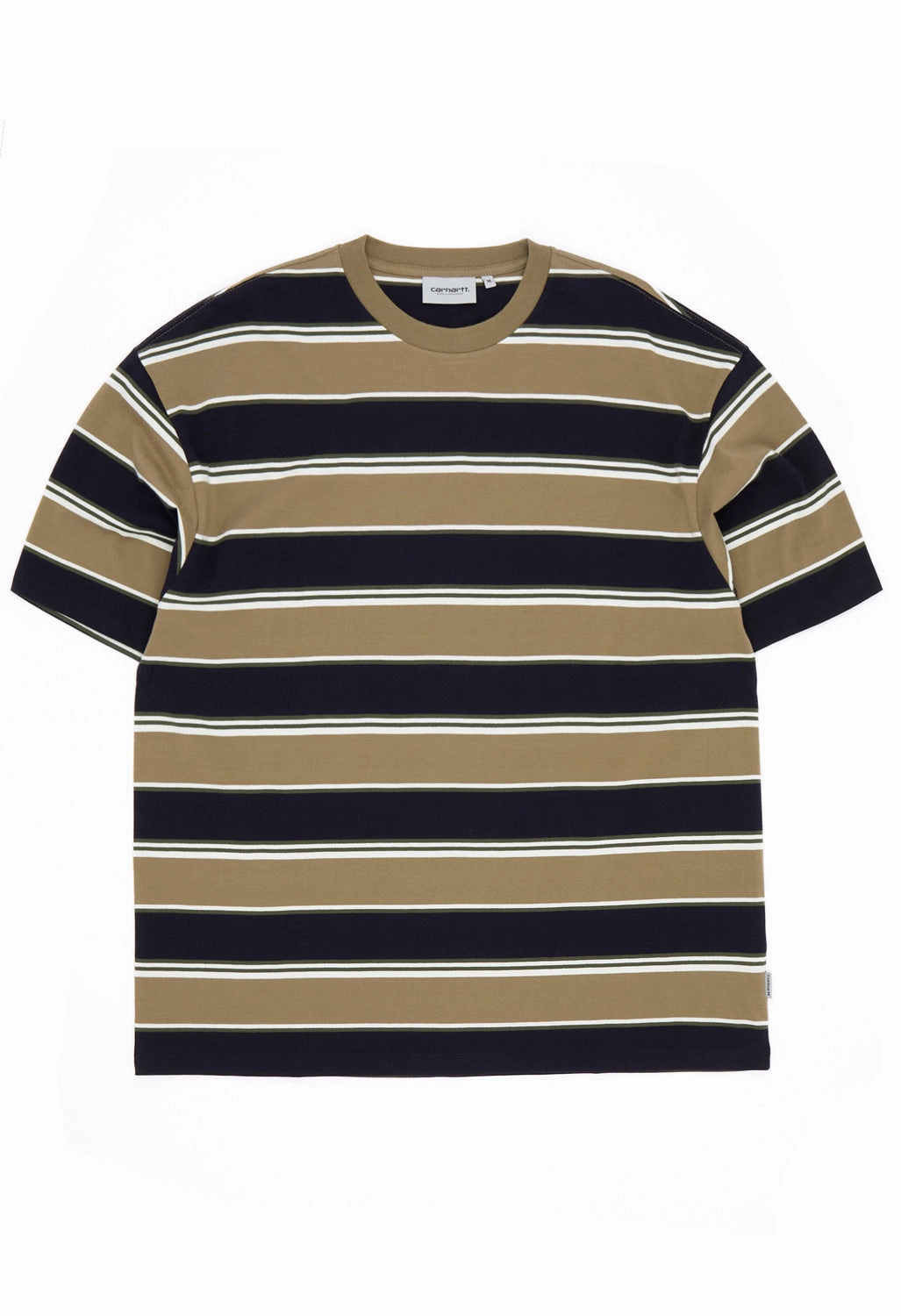 Everyday Trend Carhartt WIP Malone T-Shirt - Malone Stripe, Brass