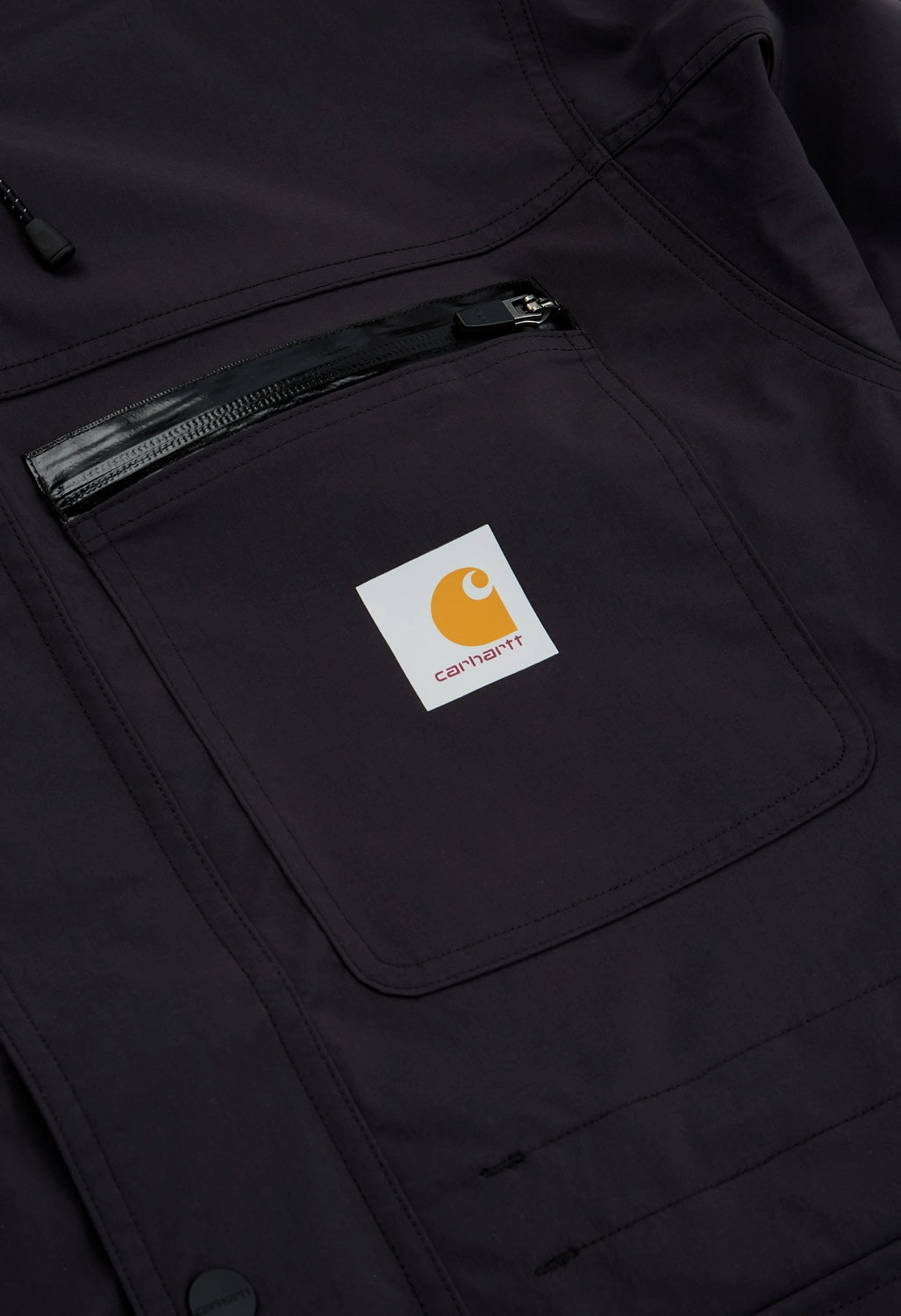 Army Style Casual Comfy Layer Carhartt WIP Men's Bowden Jacket - Black / Black