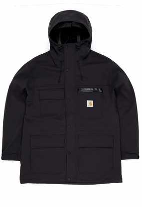 Carhartt WIP Men's Bowden Jacket - Black / Black Airtight Fasteners