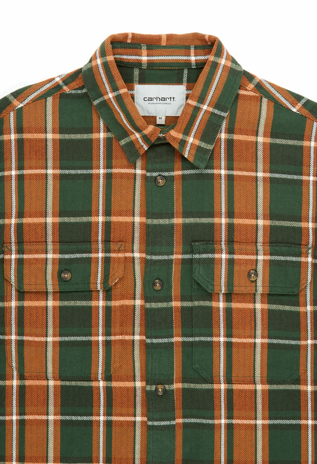Carhartt WIP Men's Long Sleeve Hobart Shirt - Hobart Check, Sycamore Tree Relaxed Wear Stylish Comfort