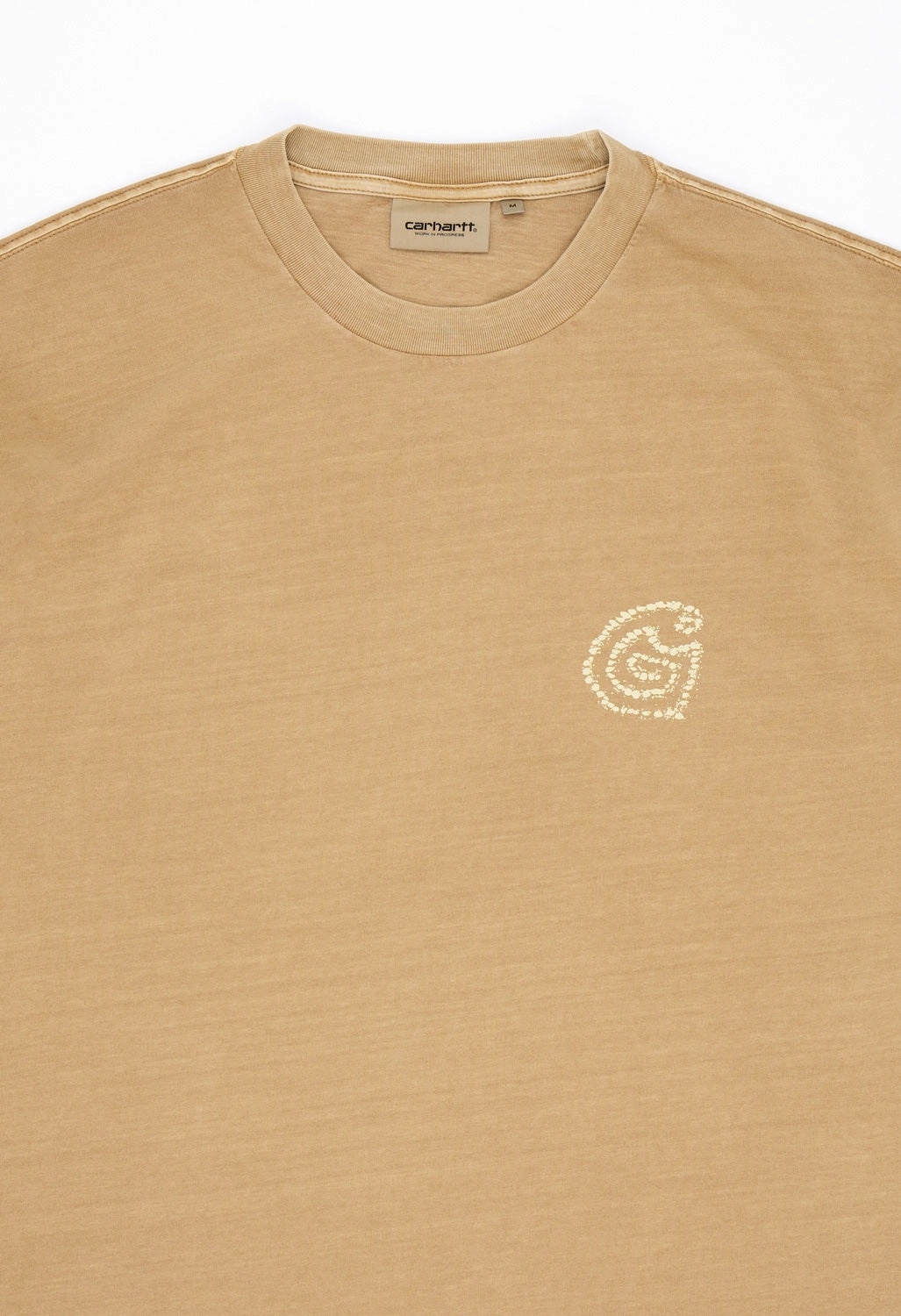 Relax Fit Design Carhartt WIP Men's Terrestrial T-Shirt - Dusty H Brown / Natural