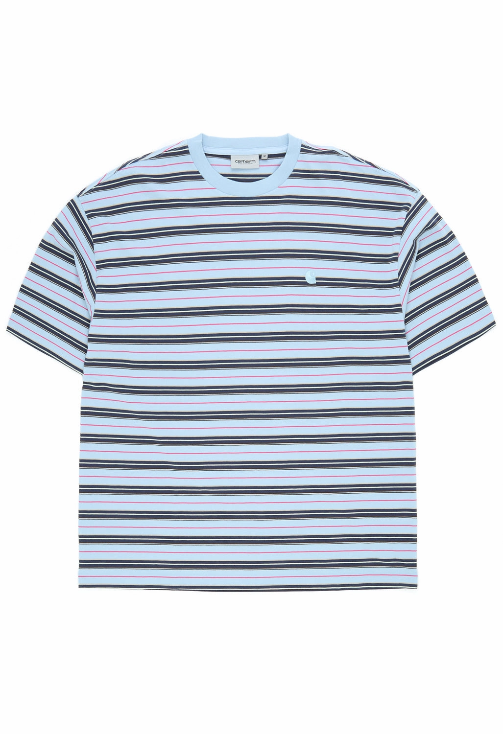 Minimal Fit Carhartt WIP Nathan T-Shirt - Nathan Stripe / Air Sky
