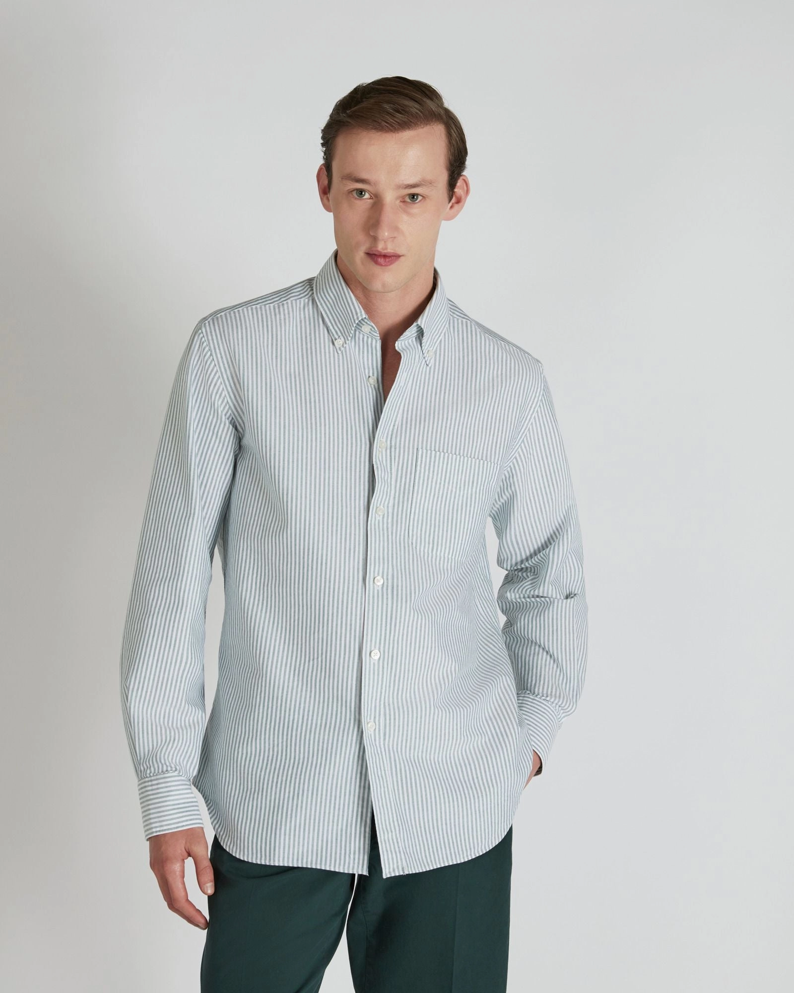 Quality Material Casual-fit cotton Oxford casual shirt