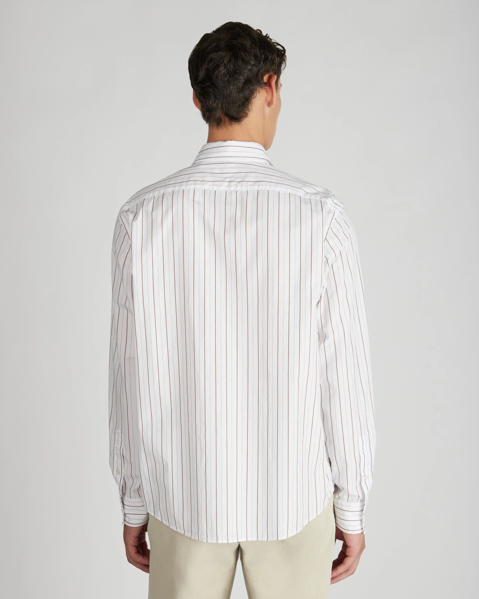 Wrinkle-Resistant stain resistant coating Casual fit cotton shirt