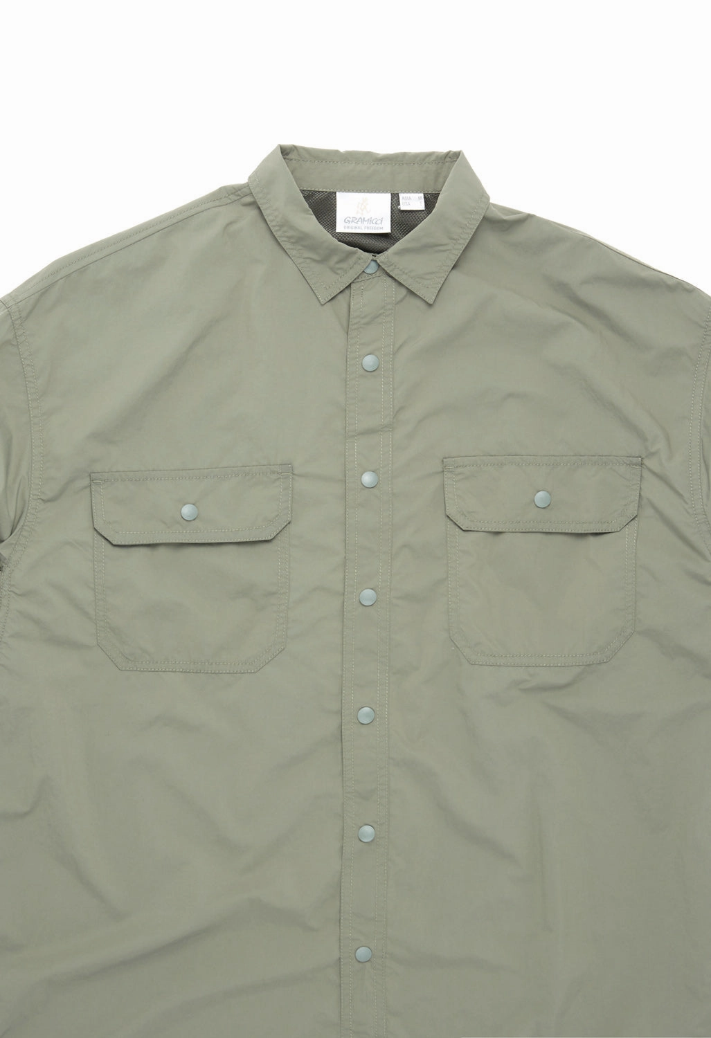 Smooth Texture Gramicci Men's Stance Shirt - Sage