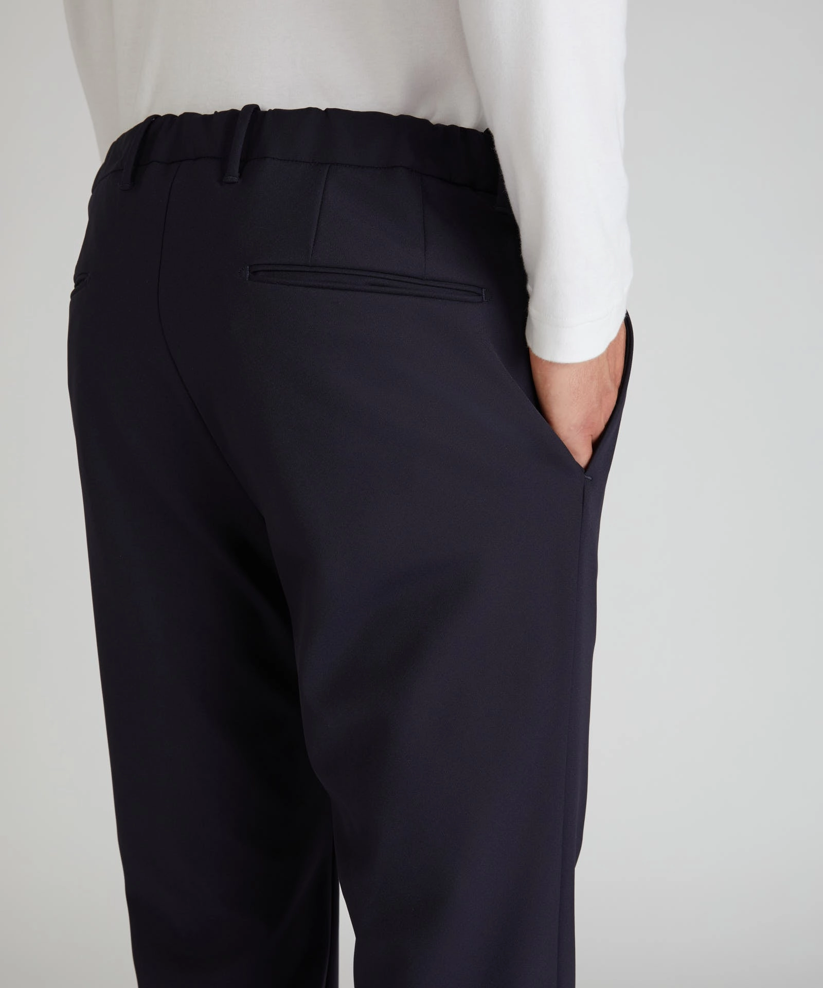 On The Go Slim-fit technical fabric trousers