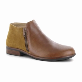 Classic Fit Easy Clean Helm Bootie (26030) - Maple Brown Leather/Desert Suede