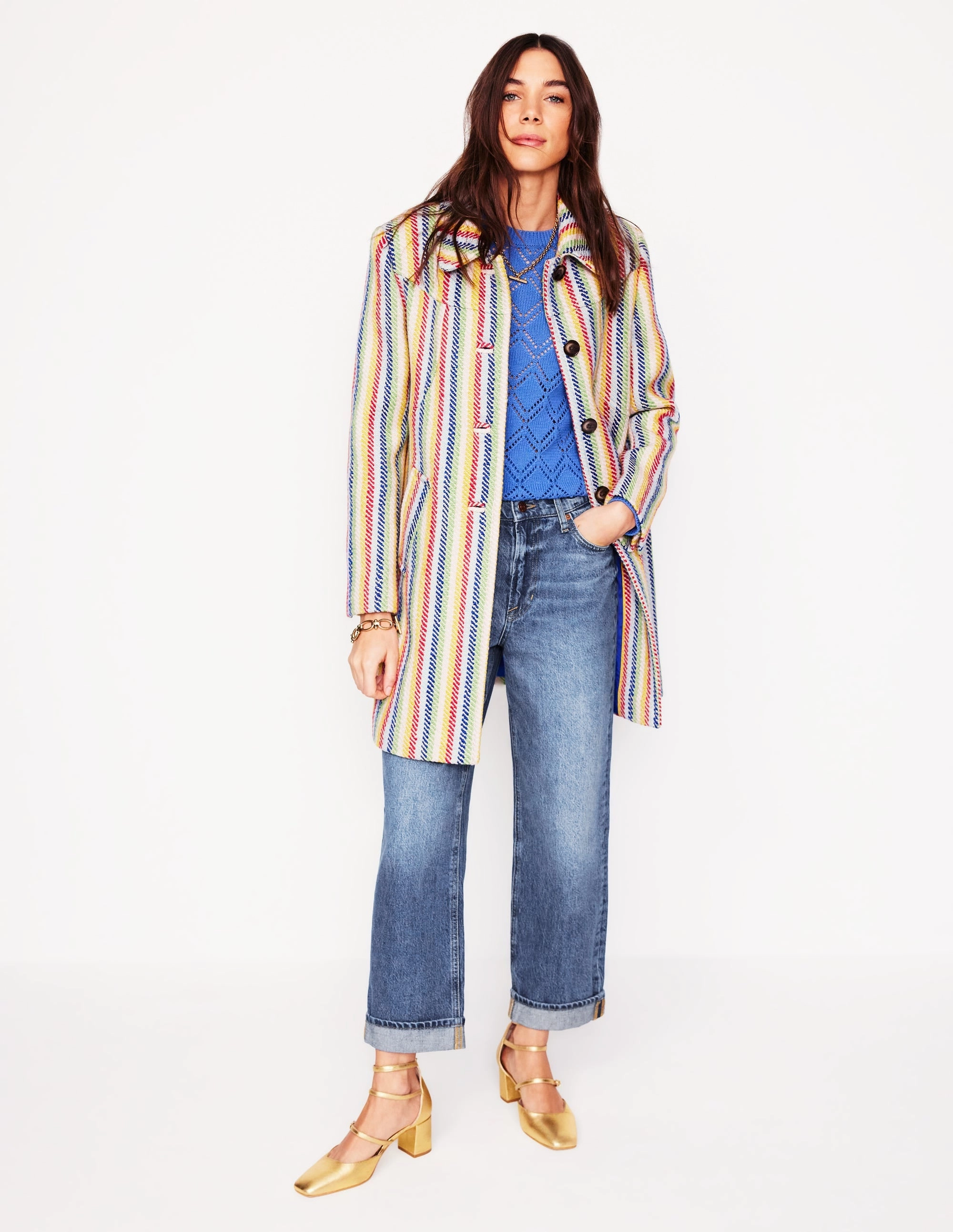 AntibacterialCoating Relaxed Style Mid Rise Relaxed Jeans-Mid Vintage