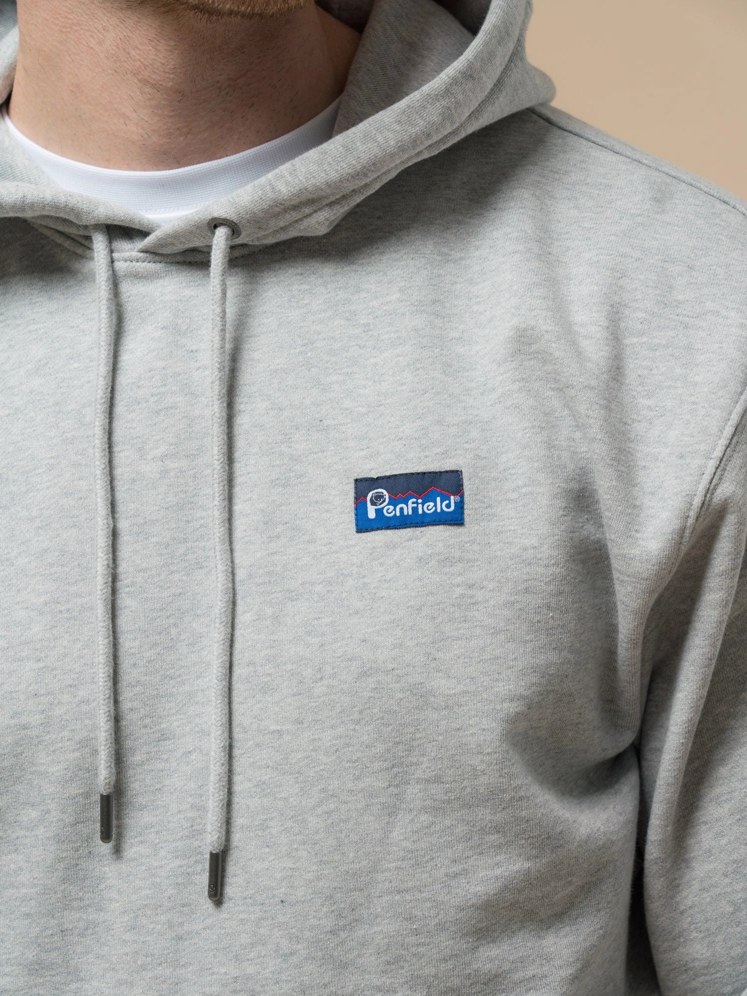 Penfield Mens Original Logo Hoodie in Athletic Grey Heather product dancing suitable rhythm