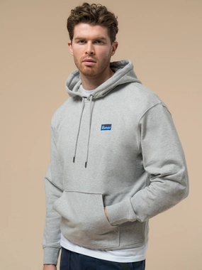 product yoga friendliness Competitive Advantage Penfield Mens Original Logo Hoodie in Athletic Grey Heather