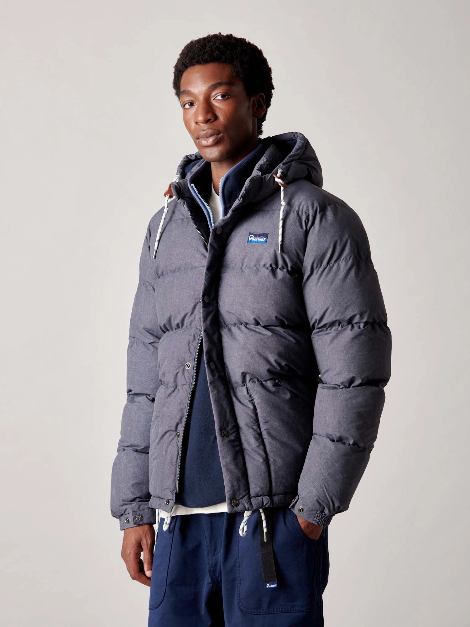 50th Anniversary Washed Bowerbridge Jacket in Navy Blue Windproof Inner Layer