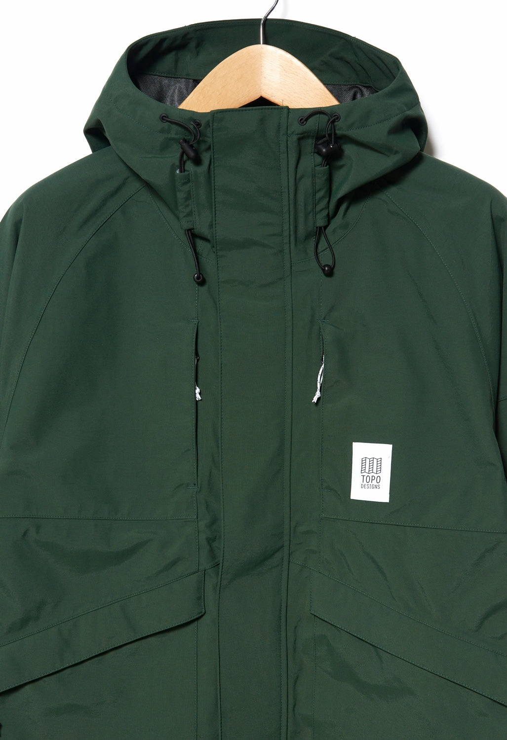 Topo Designs Men's Mountain Parka Jacket - Forest Lightweight Shell