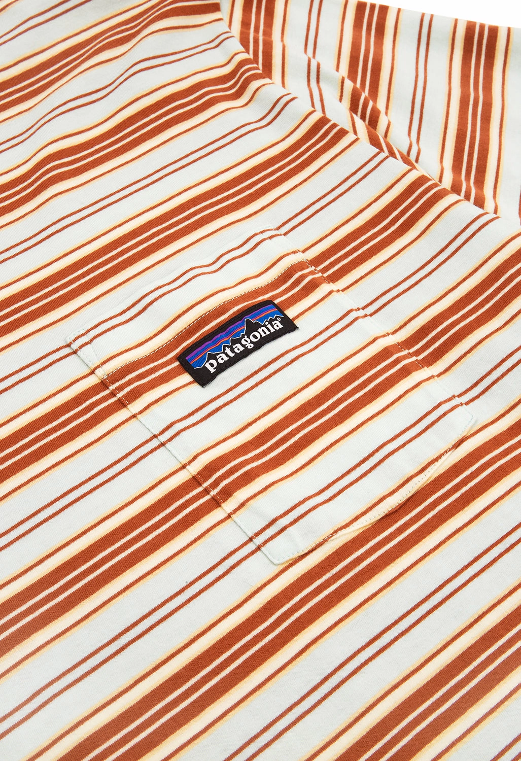 Patagonia Men's Daily Pocket Short Sleeve T-Shirt - Summer Camp: Rinsed Green Street Trendy