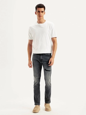 Men's 511 Charcoal Grey Slim Fit Mid Rise Jeans On The Go