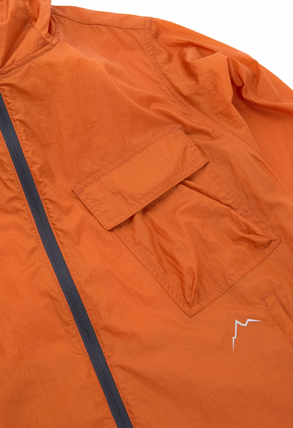 Nylon Washer Jacket - Orange Water resistant coating