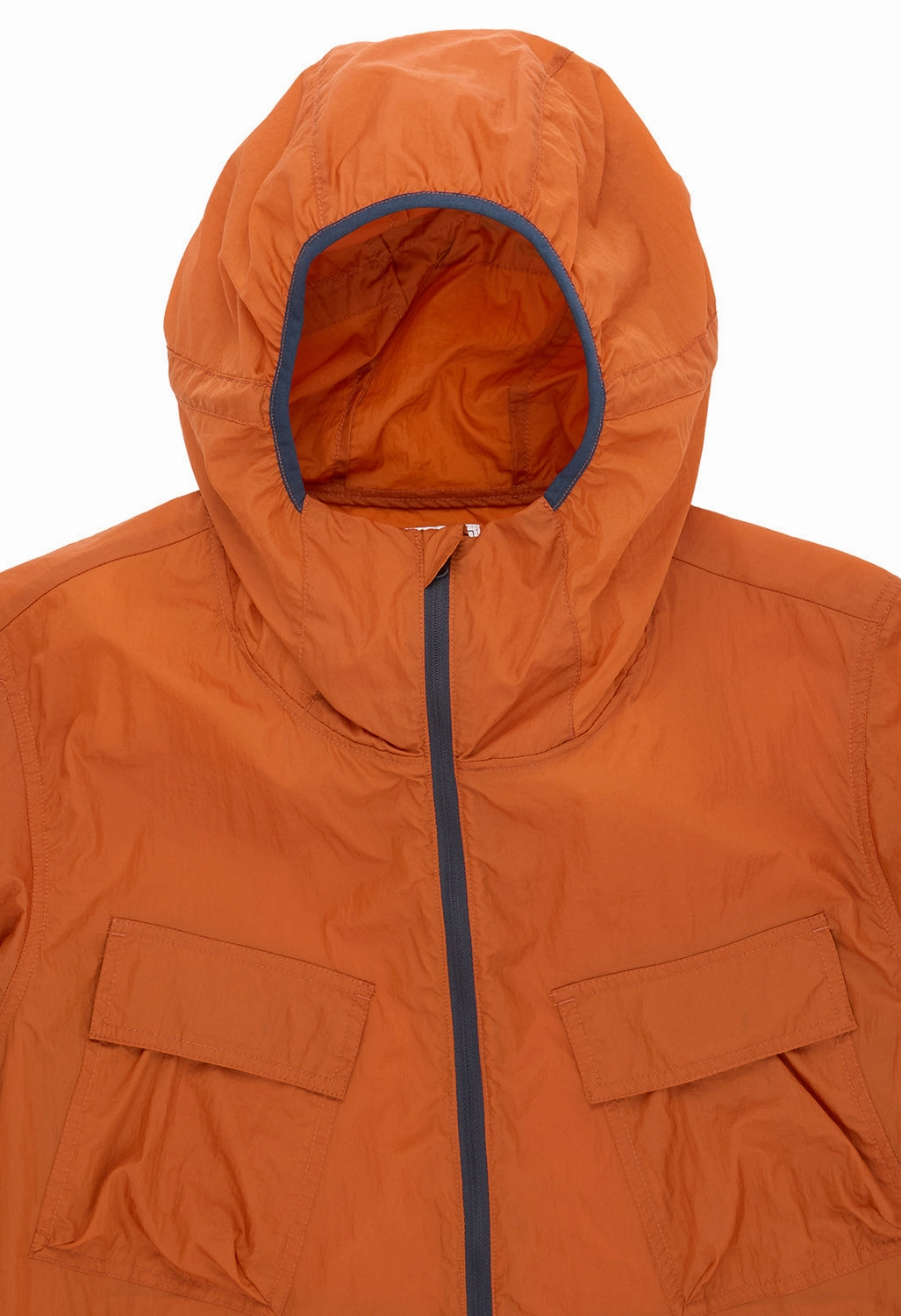Nylon Washer Jacket - Orange Modern City Outfit