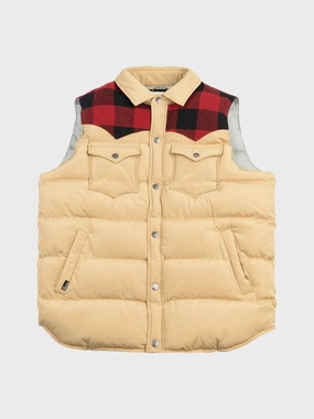 Rockford Vest in Star Fish Water Repellent Finish Wind Resistant Lining