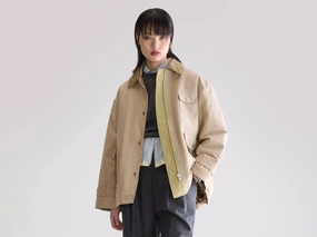 Jungle relaxed jacket (252 / W / CLAY) Anti Pilling Fabric Simple Detail