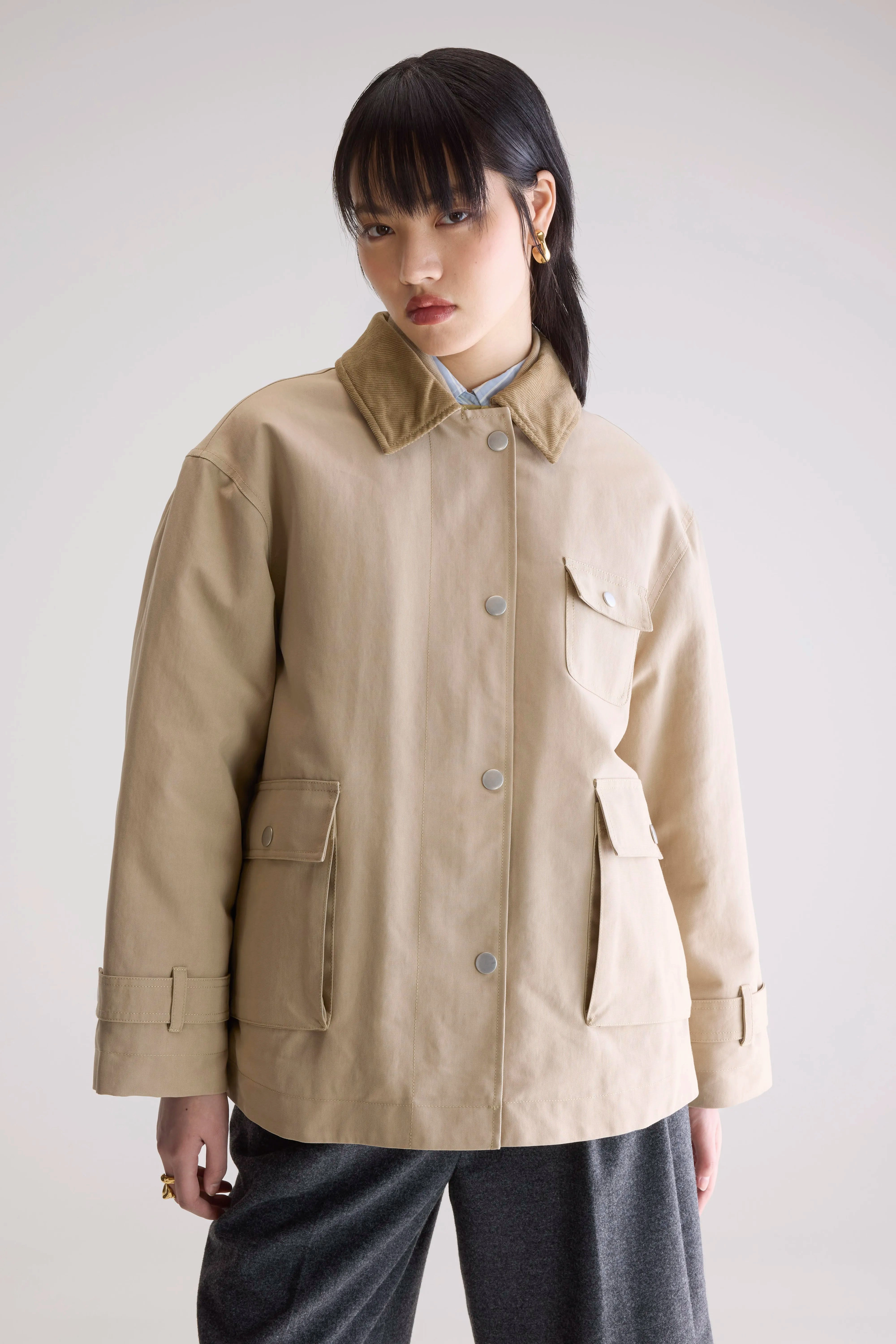 Compact Storage Jungle relaxed jacket (252 / W / CLAY)