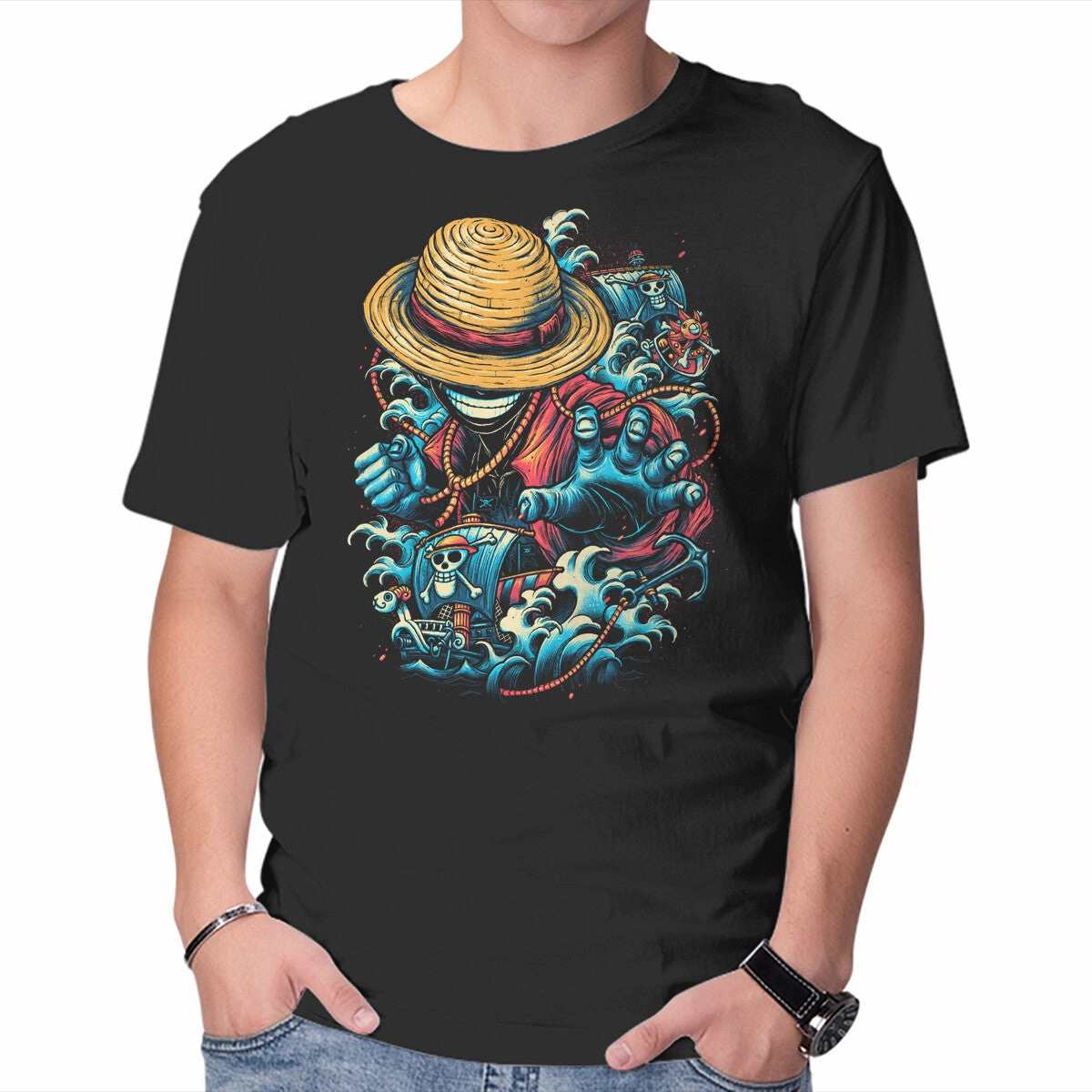 Slim Fit Design Colorful Pirate