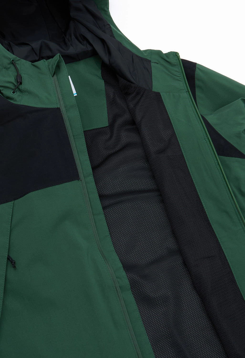 Columbia Men's Boulder Falls Jacket - Rain Forest, Black Casual Outdoor Look Functional Pocket
