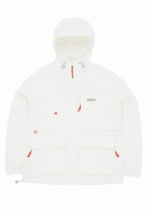 Columbia Men's Cove Beach Windbreaker - Sea Salt Heat Reflective Lining Wrinkle Free Material