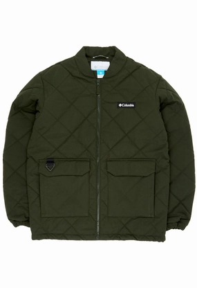 Neutral Style Layered Cuff System Columbia Rad Padded Jacket - Greenscape