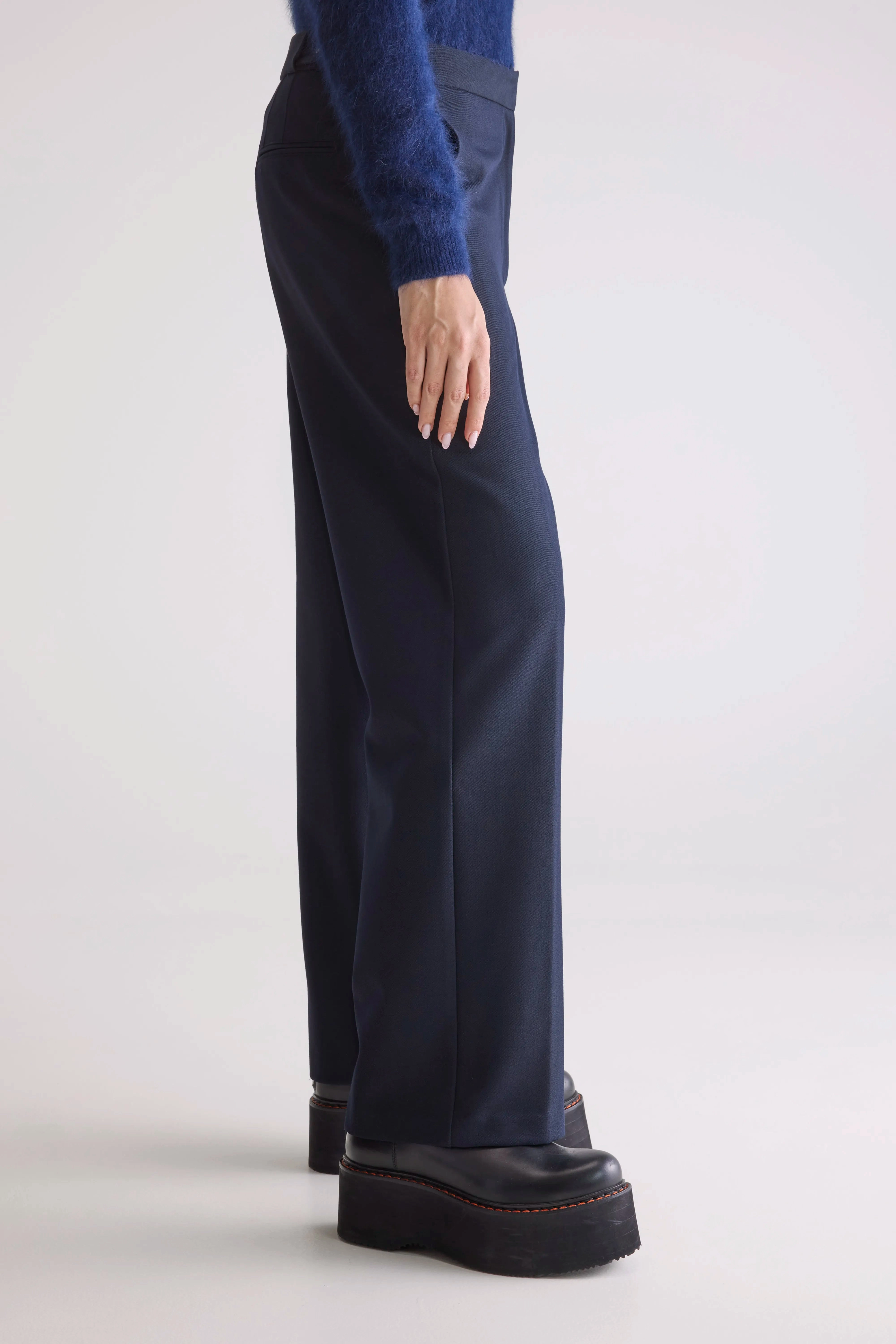 Versatile Waist Fresh Fit Sunrise straight trousers (252 / W / AMERICA)