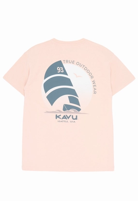 KAVU Men's Rudder Tee - Frappe Non Irritating Tags