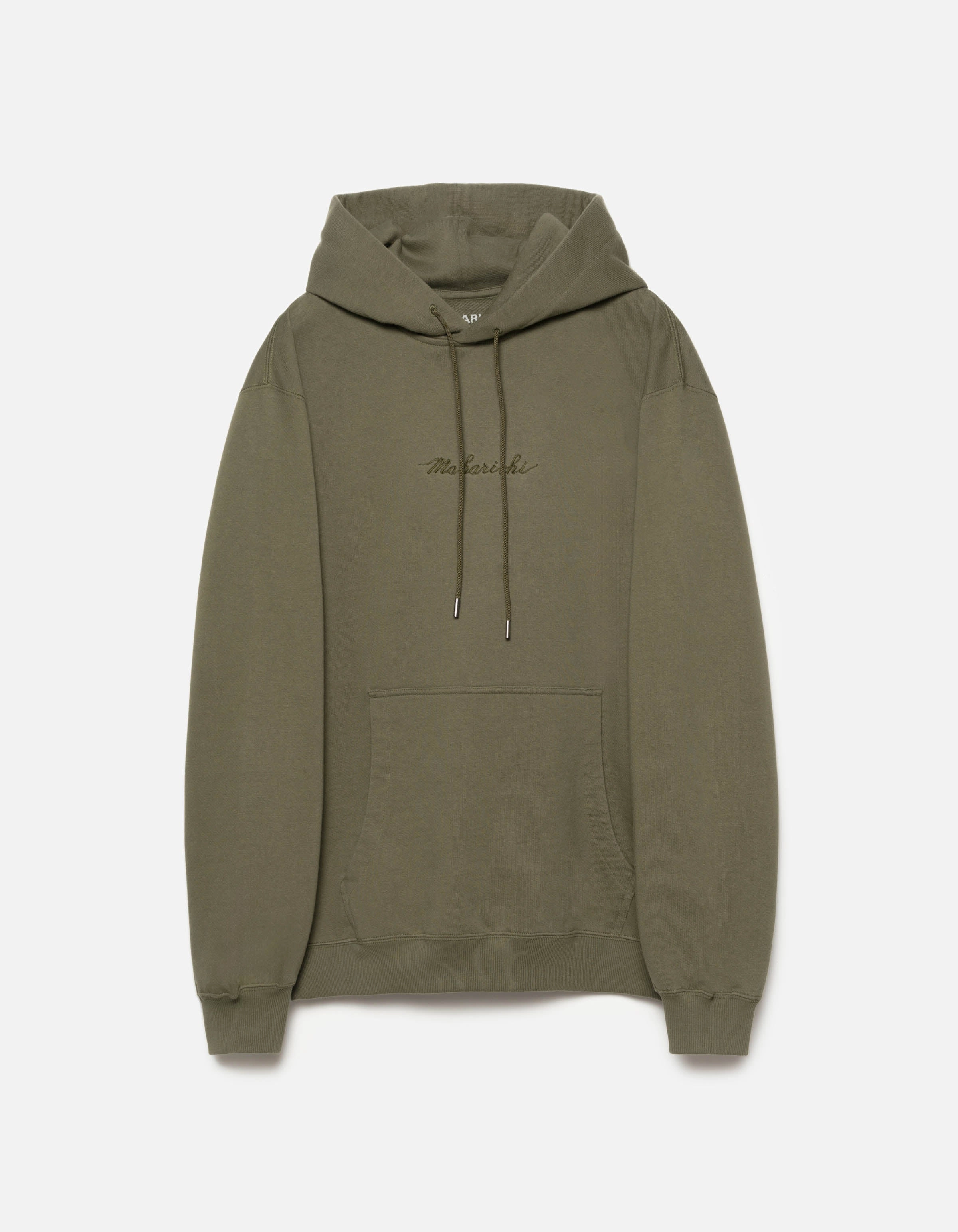 4622 Maharishi Organic Hooded Sweat Olive product festival wearability