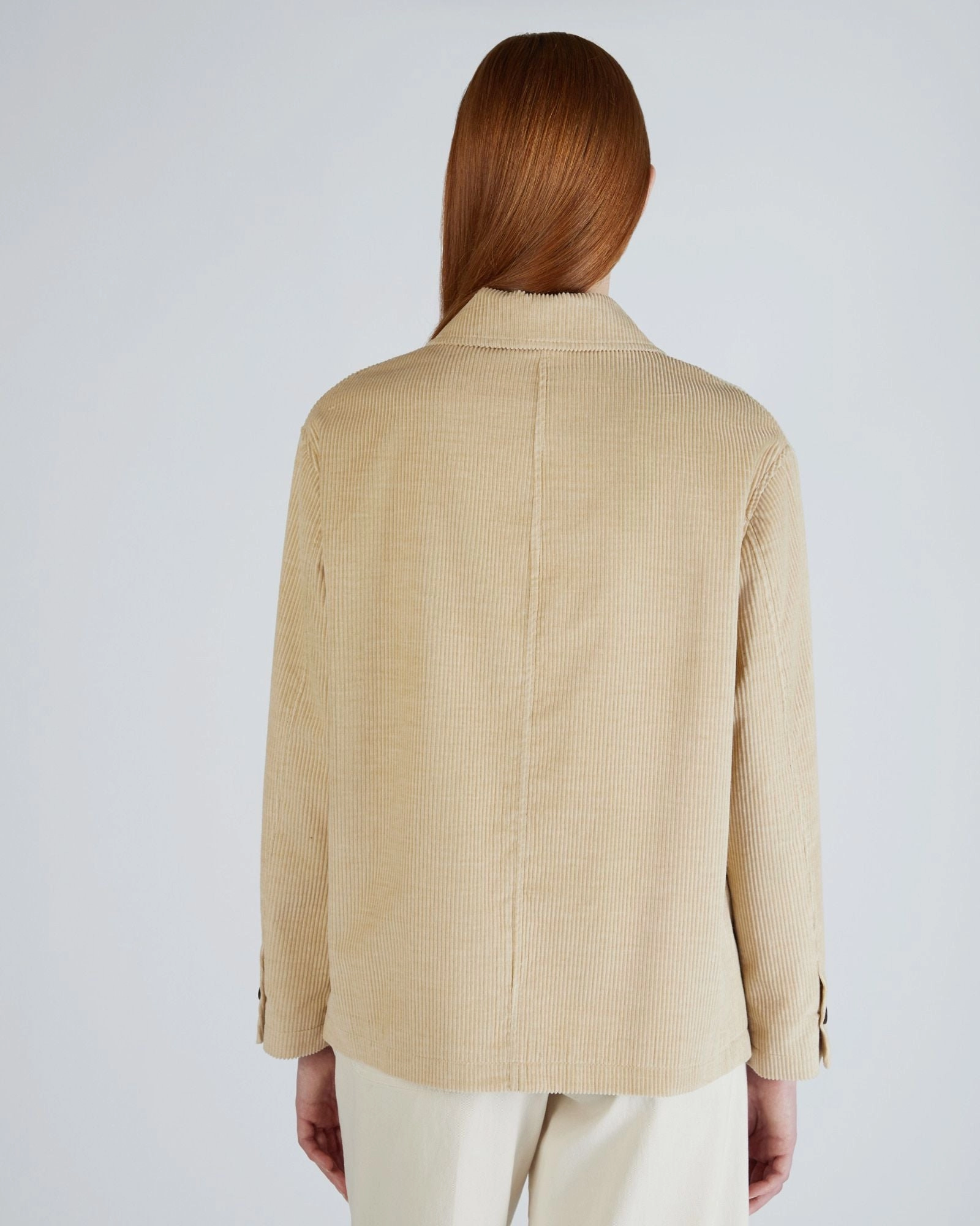 Wide fit corduroy blouson jacket Bold Statement Comfortable lining