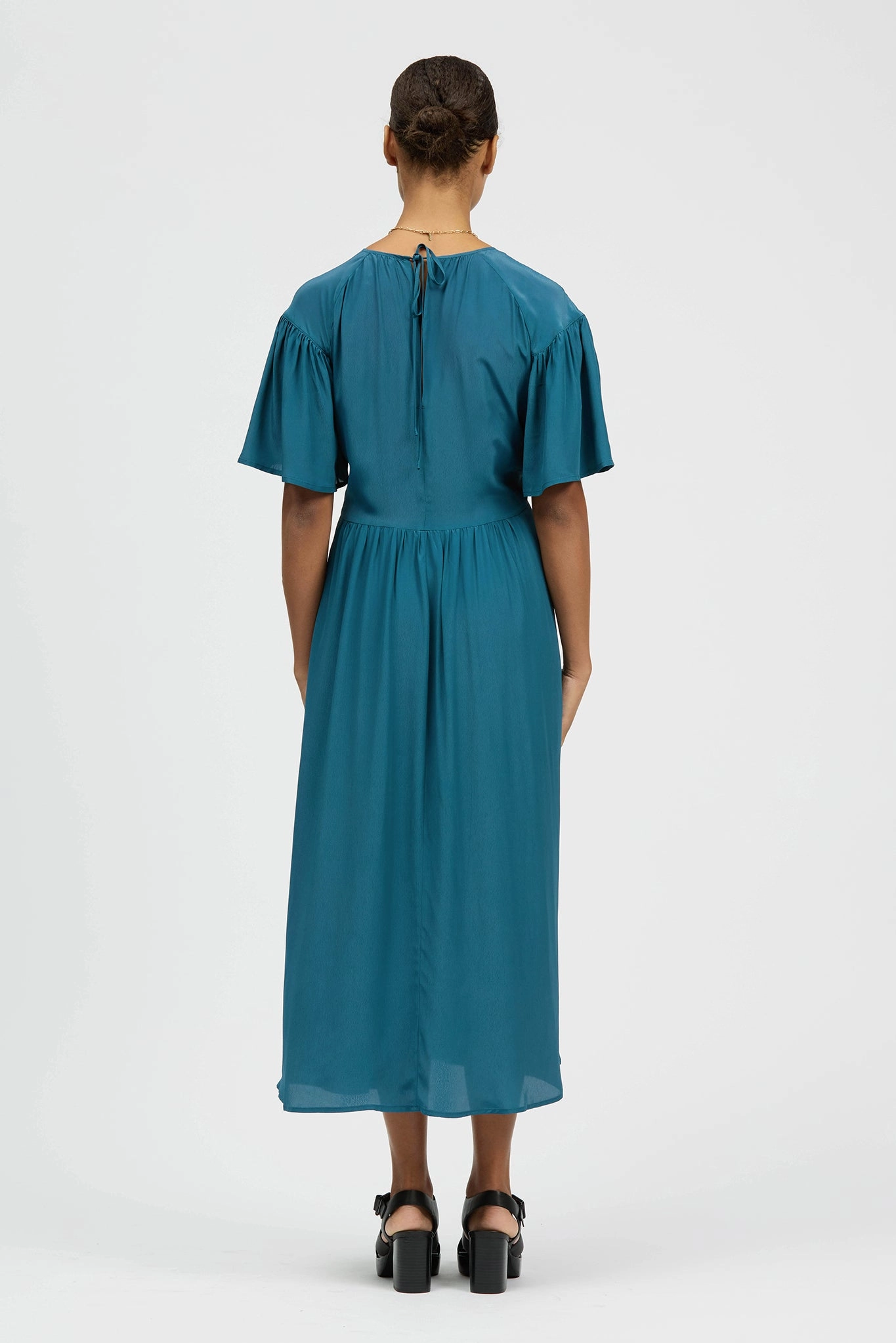 Modern Layering Prazer Dress Petrol