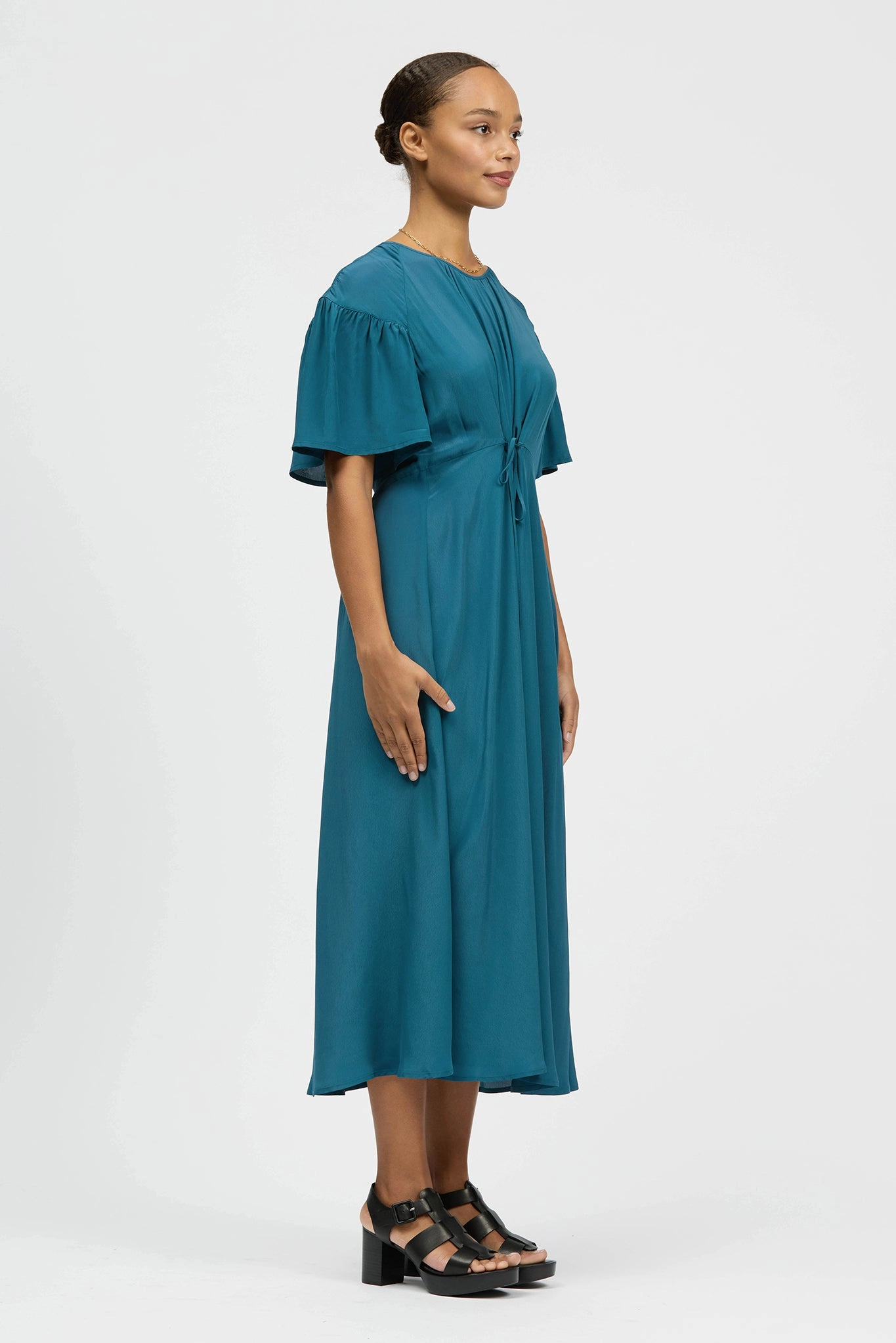 garden wedding Prazer Dress Petrol