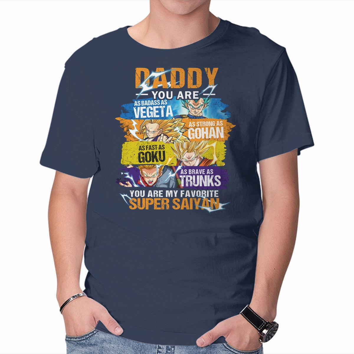 Layering Must-Have Double Stitched Hem Super Dragon Daddy