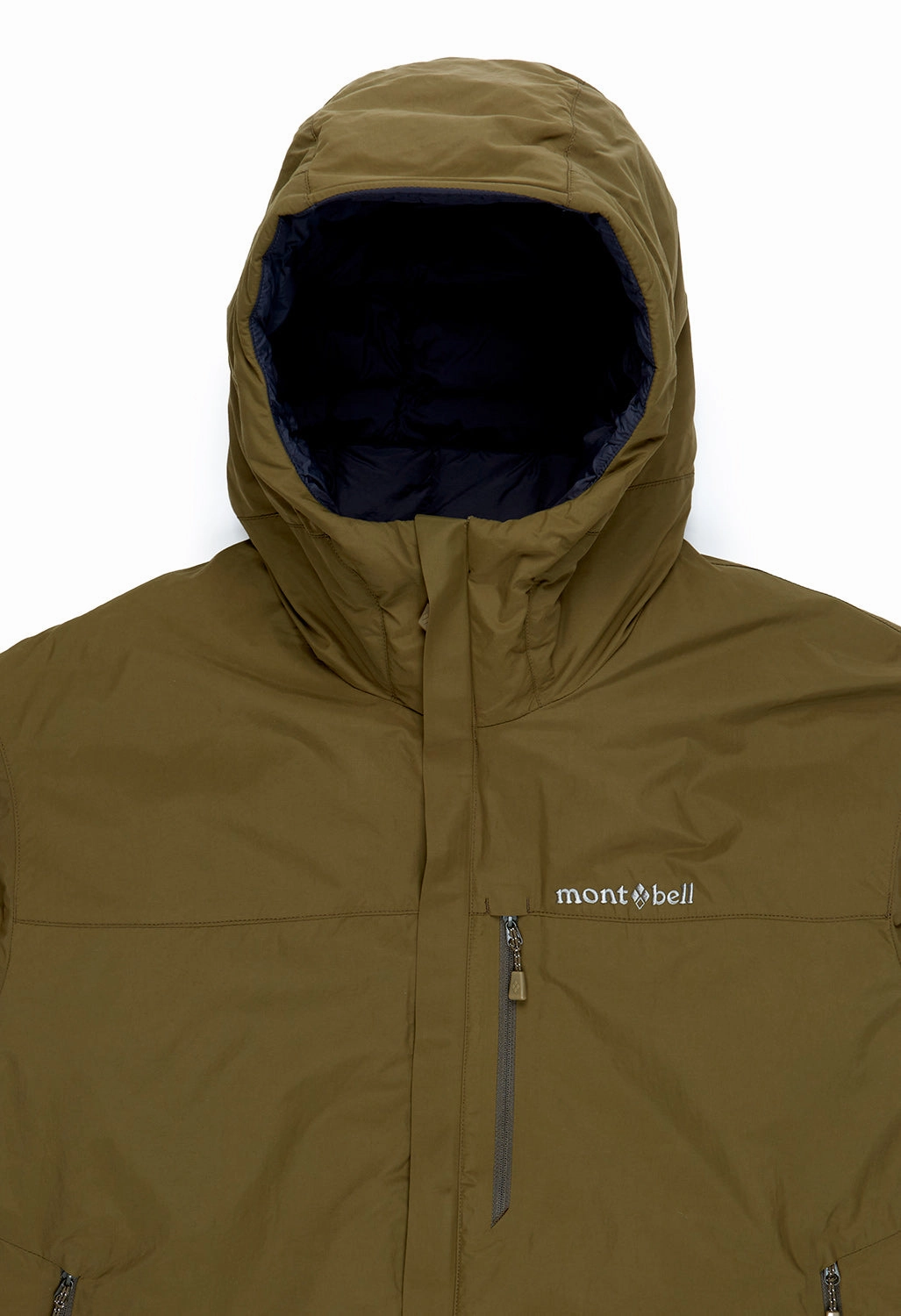 Montbell Men's Colorado Parka - Khaki Ultra Soft Brushed Interior Army Style